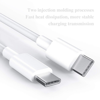 3A 60W Charge rapide Charge rapide USB C vers USB C PD Chargeur Données Tipo C Câble 1ft 3ft 6ft 10ft