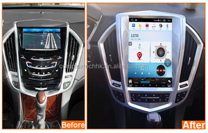 เครื่องเล่นมัลติมีเดียในรถยนต์ระบบ Android 13 หน้าจอแนวตั้งขนาด 12.1 นิ้ว สไตล์เทสลา พร้อมระบบนำทาง GPS สำหรับรถยนต์ Cadillac SRX ปี 2009-2012 - Product Image 6