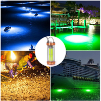 IP68 étanche 360 degrés lueur 200W lampe de pêche LED sous-marine pour bateau de calmar et lumière de pêche Premium ferme