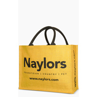 Sac fourre-tout en toile de jute, lin et coton personnalisé avec logo, écologique, recyclé, pliable et léger pour les courses et l'épicerie