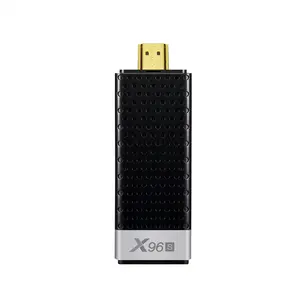 X96S จากโรงงาน4K แท่งทีวีแอนดรอยด์9 GB 4GB amlogic S905Y2 Quad Core 2.4G & 5GHz dual WiFi 1080P H.265 Miracast TV dongle