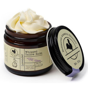 Beurre Corporel Marque Blanche Vanille Orange à l'Huile d'Olive Infusée, Crème Artisanale, Baume Fouetté au Suif de Bœuf <span class=keywords><strong>pour</strong></span> Eczéma et <span class=keywords><strong>Rosacée</strong></span> - Product Image 3