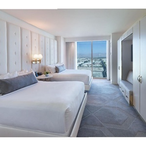 <span class=keywords><strong>Delano</strong></span> by Accor Boutique Hotel de madera Cama individual Muebles de Hotel King Size Marco de cama de metal Conjunto de muebles de hotel de lujo - Product Image 3