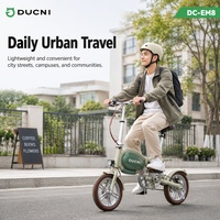 Bicicleta Eléctrica Ligera de 14 Pulgadas para Desplazamientos Urbanos, Bicicleta Eléctrica Plegable Mini para Recorridos de Corta Distancia