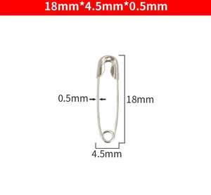 Commande en gros de goupilles de sûreté géantes en acier inoxydable personnalisées épingles de sûreté réutilisables en fer avec étiquette volante avec techniques de placage - Product Image 4