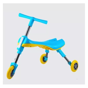 Sıcak satış bebek yürüyüş katlanabilir 3 tekerlekler Mini böcek <span class=keywords><strong>Scuttle</strong></span> Scooter çocuklar için - Product Image 4