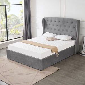 Cama King-Size de Estilo Nórdico con Almacenamiento y Acabado Lujoso, Cabecera Alta Moderna para Conjuntos de Dormitorio de Hotel - Product Image 5