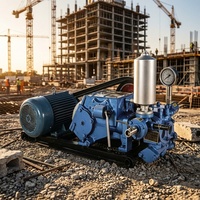Pompe à boue à piston triplex BW250, débit max. 250 L/min, pression 8 kW, 15 kW, pour forage géologique et forage de puits d'eau