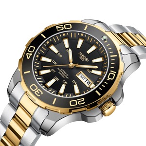 Drioshipping Customized Luxury <b>Automatic</b> Mechanical Quartz Watch High-End Classic Luminous Waterproof Alloy for Business Fashion - Product Image 1