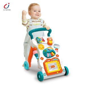 Trotteur musical multifonction pour bébés, jouet de poussette, accessoire d'apprentissage, réglable pour tout-petits - Product Image 1