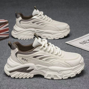 Zapatos deportivos de malla transpirable para correr, ligeros, estilo chunky, resistentes al desgaste, informales, para hombre. - Product Image 3