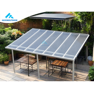 Profilés de sourcils de <span class=keywords><strong>balcon</strong></span> solaires complets Tentes d'auvent à levier étanches Kit d'auvent de toit de camping Couverture de patio en poly - Product Image 1