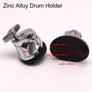 AOOLOO Support de batterie en alliage de zinc, plaque de base, pince de fixation, support de <span class=keywords><strong>tom</strong></span> pour accessoires d'instruments de musique - Product Image 2
