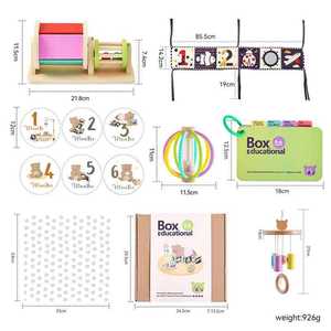 <span class=keywords><strong>Scatola</strong></span> regalo didattica mensile per bambini in età prescolare <span class=keywords><strong>Montessori</strong></span> realizzata con Set di giocattoli in legno - Product Image 5