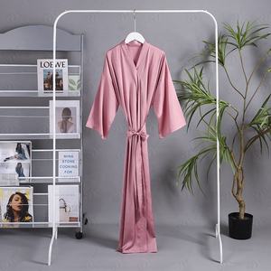 <strong>Cheap</strong> Wholesale <strong>Satin</strong> <strong>Robe</strong> Long <strong>Robe</strong> Mix Colors Pink Bridesmaid <strong>Robe</strong> Bride Nightgown - Product Image 4