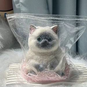 Juguete antiestrés de gato simulado de alta calidad, divertido para amasar, regalo creativo, decoración linda para escritorio de chica - Product Image 2
