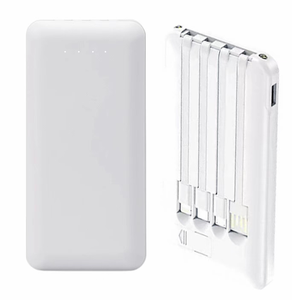 Customizable 10000mAh Portable Slim Smartphone Power Bank for Outdoor Travel with Personalized Logo