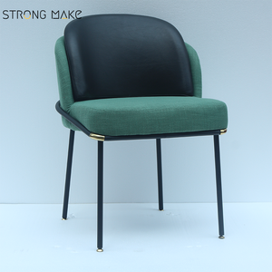 Nordic Restaurant Furniture <strong>Mid</strong> <strong>Century</strong> Modern Luxury Metal Legs Blue Velvet <strong>Dining</strong> Room <strong>Chairs</strong> for <strong>Dining</strong> <strong>Table</strong> - Product Image 2