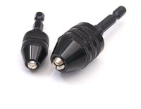 Mini mandrin de perçage sans clé à 3 mâchoires 1/4, 0,3-8 mm, auto-serrant, pneumatique/électrique, haute précision, embouts coniques Jacobs, outils de fixation