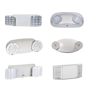 TOP vente JLEU5RC UL listé double tête LED lumière led rechargeable LED murale éclairage de secours