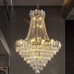 Éclairage de zèle salle de banquet lampes suspendues décoration d'hôtel grand lustre en cristal de luxe pour salon - Product Image 2