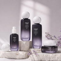 Flacon pompe cosmétique pour sérum, pot de crème visage, emballage de soin de la peau avec bouchon boule blanc unique, 50g 40ml 100ml 120ml