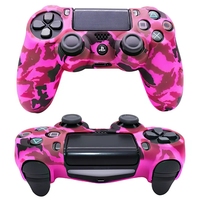 Coques en silicone camouflage pour PS4, coque de protection en silicone pour PS4, étui anti-poussière pour PS4