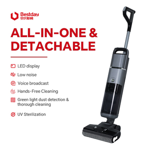 Nettoyeur de sols haute performance, <span class=keywords><strong>aspirateur</strong></span> eau et poussière intelligent avec nettoyage à trois bords pour usage domestique - Product Image 2