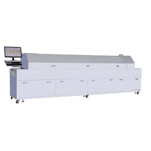 Lead Free SMT Reflow Oven 1500mm pcb reflow oven led lights assembly machine