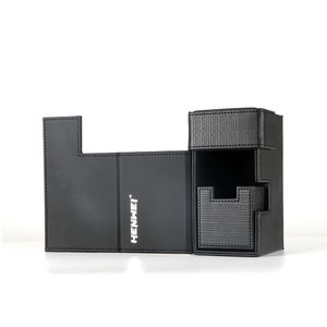 Étui à cartes en PU noir <span class=keywords><strong>Spiderman</strong></span> durable et anti-décoloration, flexible pour l'organisation de jeux de cartes à collectionner - Product Image 2