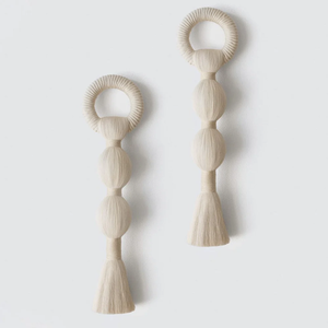 Tapiz decorativo de esfericidad de algodón hecho a mano moderno, decoración colgante de pared de macramé, colgantes de pared artísticos para cabecero de dormitorio - Product Image 1