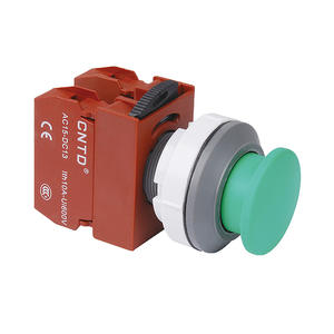 Interrupteur à bouton-poussoir à réinitialisation automatique CNTD Changde C3PNM3, en acier inoxydable et plastique, niveau IP67 et IP65 pour le contrôle, 30 trous - Product Image 1