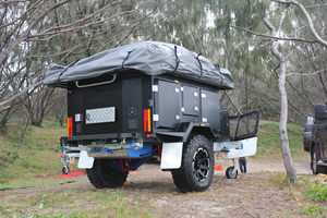<span class=keywords><strong>Remorque</strong></span> de <span class=keywords><strong>camping</strong></span> tout-terrain 4x4 avec <span class=keywords><strong>cuisine</strong></span> coulissante - Product Image 2