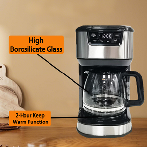 Filtre électrique numérique de 12 tasses de style américain Cafetière goutte à goutte - Product Image 4