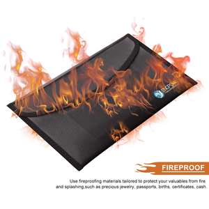 CUSTOM Products Best Selling Product Made in China <b>Document</b> Card Cash Certificate <b>Bags</b> Fireproof Waterproof <b>Document</b> <b>Bags</b> - Product Image 4