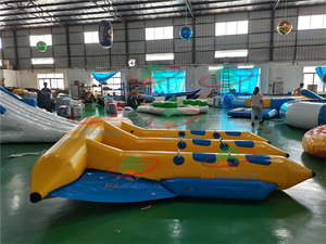 Poisson volant gonflable pour 6 personnes, jeu de sport aquatique, tube tractable, nouvelle collection - Product Image 4