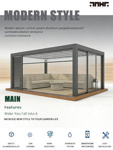 <span class=keywords><strong>Gazebo</strong></span> Inteligente de Alumínio de Grau Aeronáutico 6063-T5 à Venda, Atacado em Grande Escala - Product Image 5