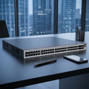 S5735-L48P4XE-A-V2 Enterprise <b>Switch</b> S5735 Series PoE 48 X 10/100/1000Base-T Ports 2.5ge <b>Ethernet</b> Network S5735-L48P4XE-A-V2 - Product Image 1