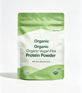 Poudre de protéines de pois végétales biologiques pour une alimentation saine quotidienne - Product Image 1