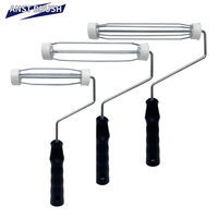 ANST Cadre de rouleau à peinture en cage à 4 fils, diamètre de la tige 6 mm, en acier inoxydable zingué et plastique, pour bricolage, usage industriel, OEM, sur mesure, 7, 9 et 10 pouces