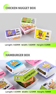 Emballage <span class=keywords><strong>de</strong></span> boîte à <span class=keywords><strong>sandwich</strong></span> frit personnalisé en carton <span class=keywords><strong>blanc</strong></span> imprimé à prix réduit boîtes à salade pour pizzas frites <span class=keywords><strong>poulet</strong></span> fast-food - Product Image 5