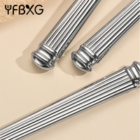 Couverts de luxe forgés, ensembles de couverts en acier inoxydable royal or de haute qualité, ensemble de couverts pour mariage