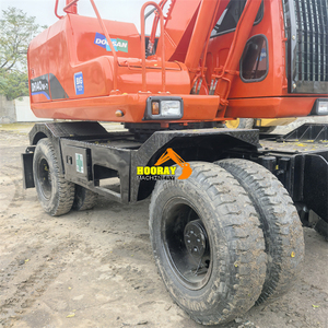 รถขุดไฮดรอลิกแบบล้อ 15.1 ตัน Doosan Dh140w-7 ปี 2020 มือสอง พร้อมบุ้งกี๋ขนาด 0.6 ลูกบาศก์เมตร กำลัง 86 กิโลวัตต์ ขาย - Product Image 5