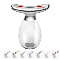 Meilleure Vente : Appareil de Lifting du Cou Rechargeable à 7 Couleurs, Masseur Facial Multifonctionnel Raffermissant la Peau avec Support