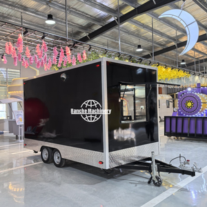 Chariot de vente ambulante pour la vente de glaces, café, gaufres, crêpes et jus de fruits lors d'événements en plein air - Product Image 6