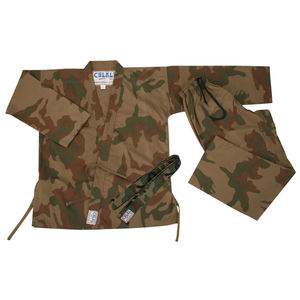 Uniforme de Karate de Camuflaje Certificado por la WKF 2022 en Oferta, con Pantalones de Cintura Elástica, Unisex para Adultos, Personalizable, de Polialgodón - Product Image 1
