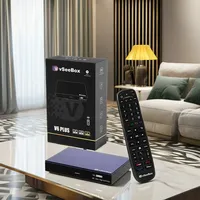 Boîtier TV intelligent VSEEBOX V6 Plus 6K 4G 64G Android 14, décodeur 4K Amlogic S905 Dual Core avec technologie exclusive d'écran partagé