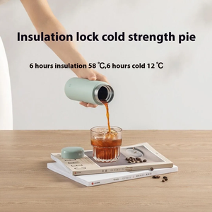 Termo Xiaomi Mijia Mini de 350 ml, <span class=keywords><strong>Taza</strong></span> Térmica Portátil de Acero Inoxidable, Doble Capa, Aislamiento al Vacío, para Agua - Product Image 6