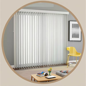 Persianas verticales de PVC inalámbricas de diseño moderno, listones de repuesto, persianas para patio exterior de 89mm, fabricación de plástico, libre de verticales - Product Image 5