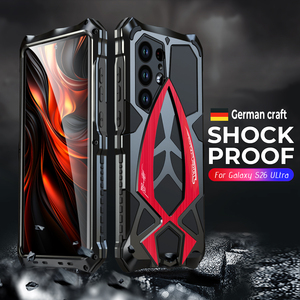 <span class=keywords><strong>Cover</strong></span> per Telefono in Metallo e <span class=keywords><strong>Silicone</strong></span> con Telaio in Metallo Stile Auto Sportiva 5G, Custodia Protettiva in Alluminio per Samsung Galaxy S26 Ultra <span class=keywords><strong>S21</strong></span>+ - Product Image 1